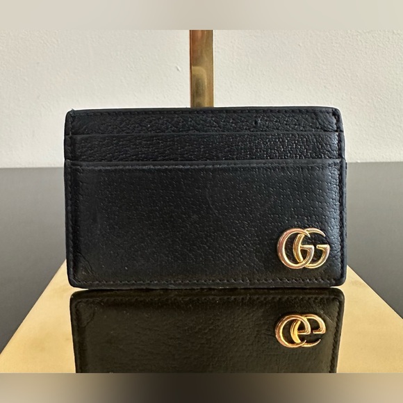 GUCCI GG MARMONT CARD CASE - Picture 1 of 4